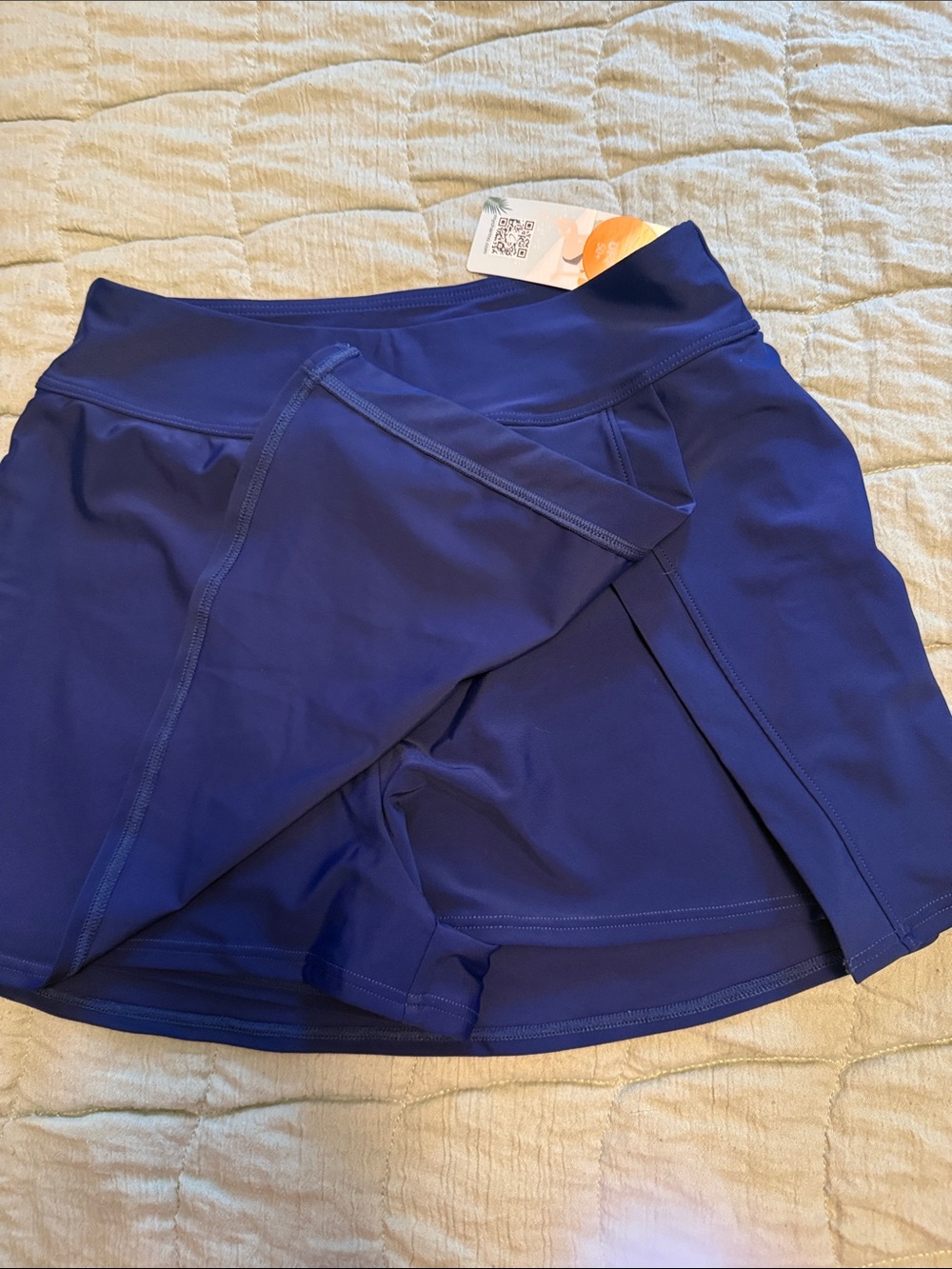 Women’s Athletic Skort in Deep Blue - Picture 2 of 3